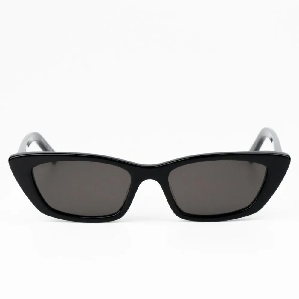 NEW Saint Laurent SL277 009 Black Cat Eye Women Sunglasses
